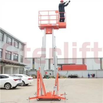 Nền tảng nâng hợp kim nhôm nhỏ