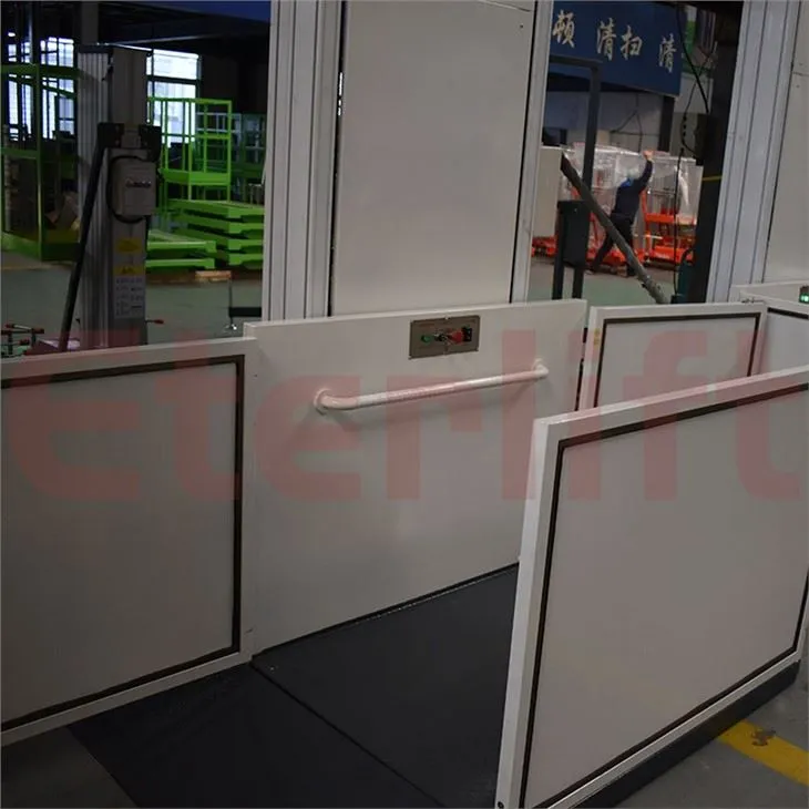 Thang máy cho xe lăn thẳng đứng