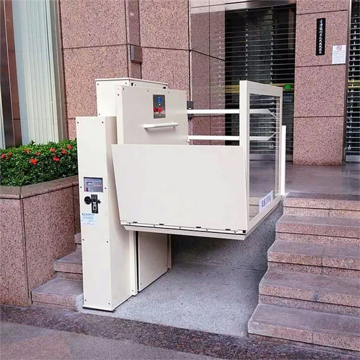 Thang máy nâng xe lăn cho người cao tuổi