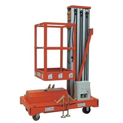 Thang máy cột dọc bằng nhôm cho công việc trên không
